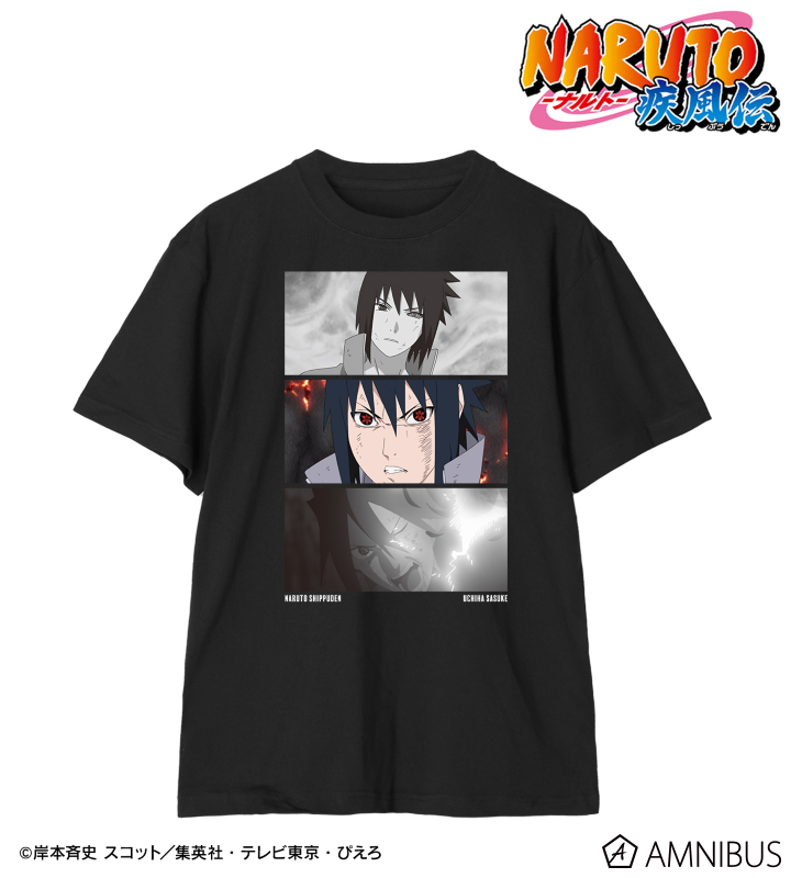 うちはサスケ 場面写Tシャツ/レディース