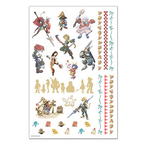 ファイナルファンタジーIX シートシール キャラクター