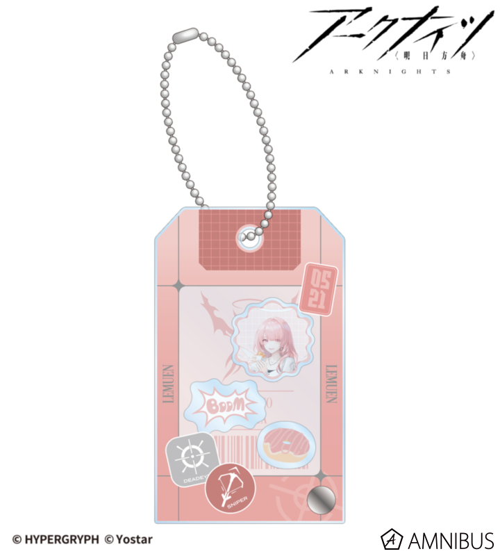 レミュアン ショッピングver. ショップタグ風パーツ付きフレームアクリルチャーム