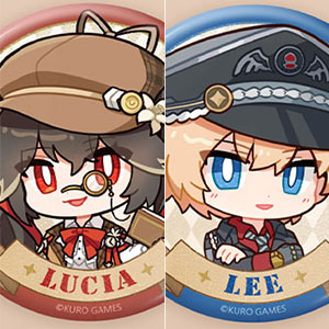 【限定販売】パニシング：グレイレイヴン 「暮れなずむ霧の中」テーマ ちびキャラ缶バッジ