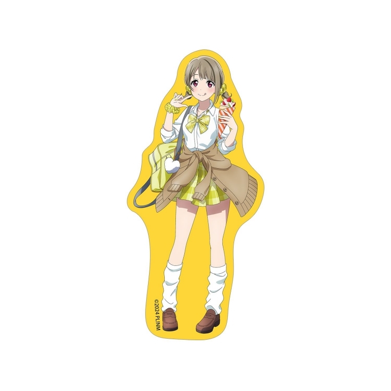ラブライブ！虹ヶ咲学園スクールアイドル同好会 描き下ろし 中須かすみ ギャル制服ver. ダイカットステッカー