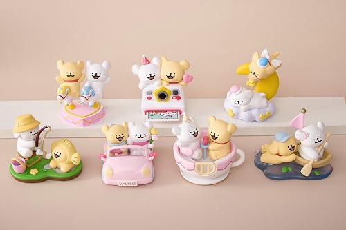 PLZDOT ラインわんこ 楽しいピクニックシリーズ PVC&ABS製 ブラインドボックスフィギュア 6個入りBOX