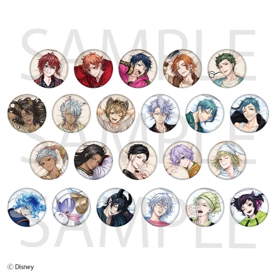 【グッズ-バッチ】ディズニー ツイステッドワンダーランド 缶バッジコレクション(くつろぎマイルームver.)