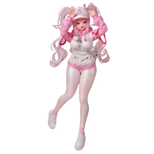 [BAOWENBEI] 勝利の女神：NIKKE アリス スイートホームVer. 塗装済み 完成品 模型 ２つ顔交換可能 1/7スケール フィギュア おもちゃ PVC製 置物 高さ約26cm