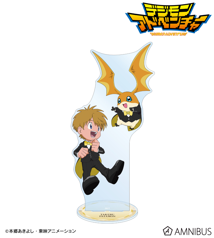 描き下ろし 高石タケル&パタモン メイド&執事ver. 特大アクリルスタンド