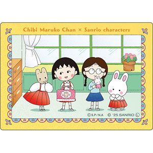ちびまる子ちゃん×サンリオキャラクターズ ステッカー(教室)