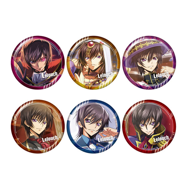 コードギアス キャラバッジコレクション 6個入りBOX