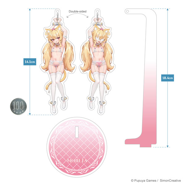 リトルウィッチノベタ ゆらゆらアクリルスタンド 子猫ノベタ[希萌創意]《１０月予約》