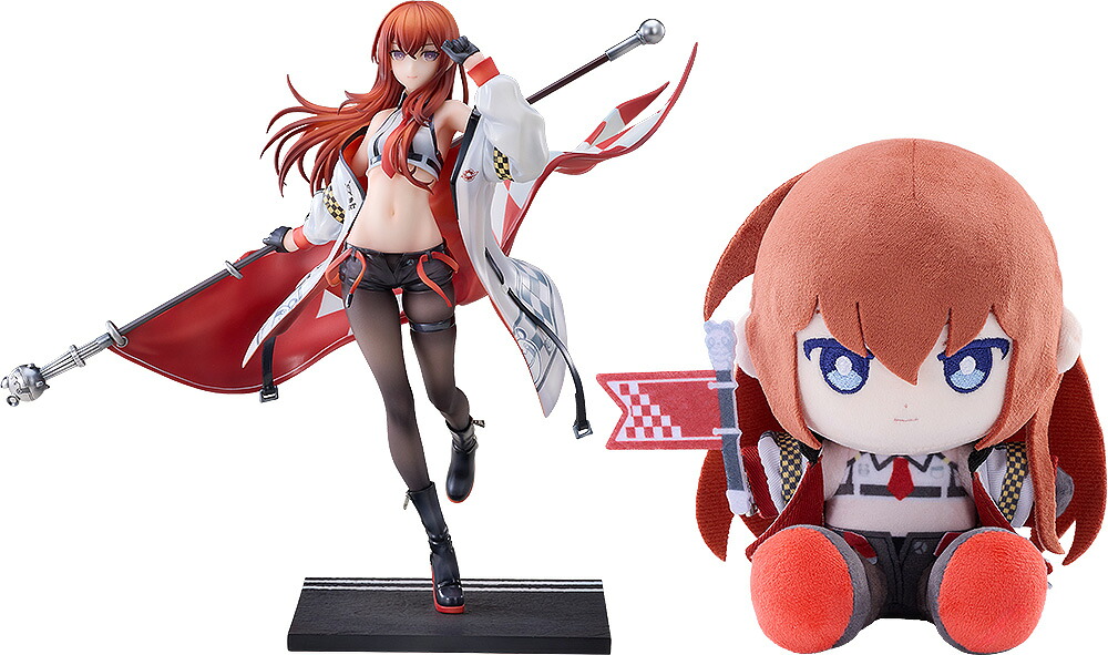 1/7 『STEINS;GATE』 牧瀬紅莉栖 Racing Ver. ぬいぐるみ セット (塗装済み完成品フィギュア)
