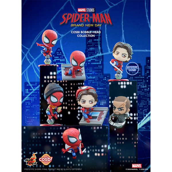 コスビ 『スパイダーマン：ブランド・ニュー・デイ』 6個入りBOX[ホットトイズ]《発売済・在庫品》