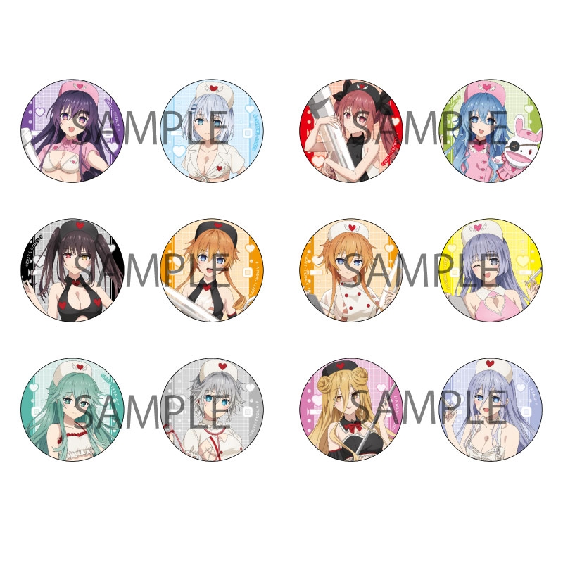 デート・ア・ライブV ホログラムカンバッジ(ランダム) 南の島のナース ver.【催事商品】