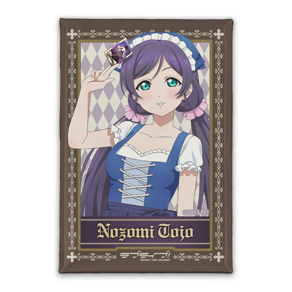 ラブライブ! 描き下ろし 東條希 スクエア缶バッジ ディアンドルVer.