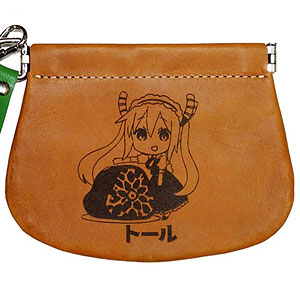 「小林さんちのメイドラゴン さみしがりやの竜」バネくちレザー小物入れ トール