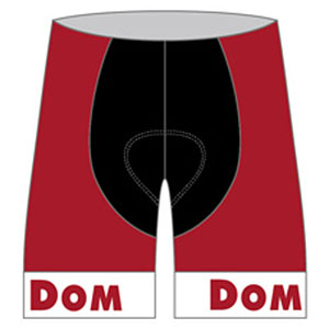 ドムドムハンバーガー サイクルパンツ XXL