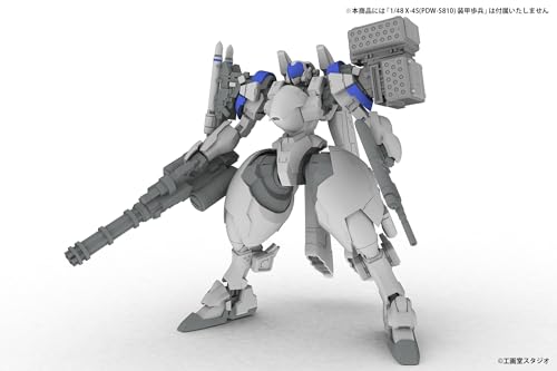 ピーエムオフィスエー(PLUM) 5inch Mechanism POWERDoLLS2 装甲歩兵用拡張セットD DRu35 MLC＆R25RCT＆M7A GGUN＆平手(左右)＆にぎり手(左右) 全長約100mm 1/48スケール 色分け済みプラモデル PP254