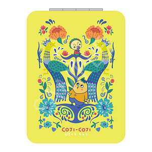COJI-COJI Flower Break Time コンパクトミラー 02.コジコジ＆次郎