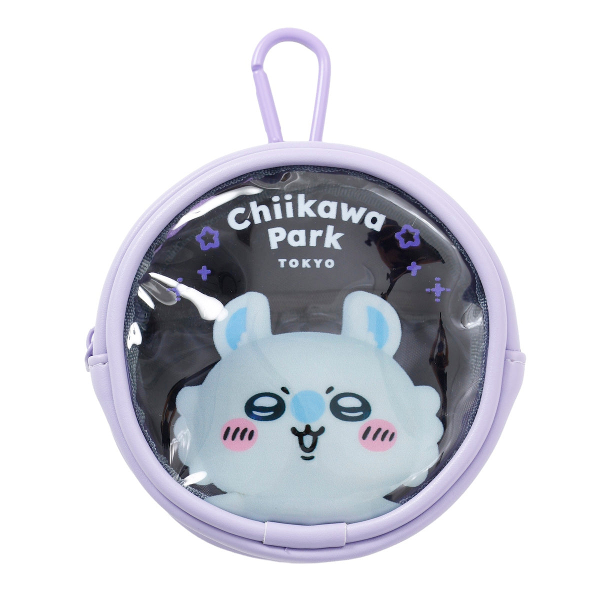 ちいかわ ちいかわパーク カラビナ付きポーチ スペシャルフォト モモンガ パープル