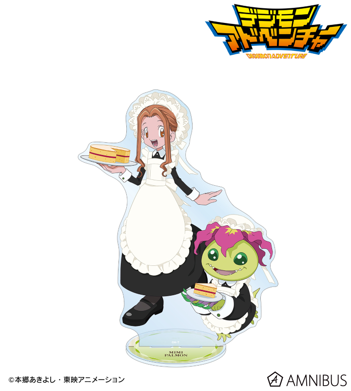 描き下ろし 太刀川ミミ&パルモン メイド&執事ver. 特大アクリルスタンド