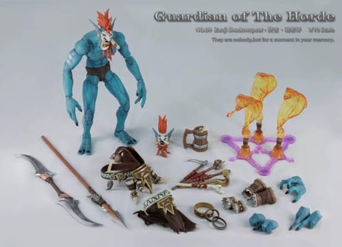 [Tbmodel] GreyKnight 1/10 フィギュア用 ザンギ暗影槍 素体 ヘッド 服セット アクセサリー ボディー アクションフィギュア