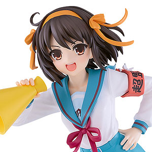 グッドスマイルカンパニー 涼宮ハルヒの憂鬱 POP UP PARADE 涼宮ハルヒ L size プラスチック製 塗装済み完成品 ノンスケール 専用台座付属 全高約220mm