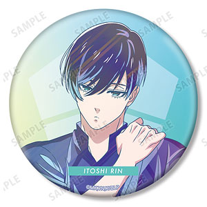 TVアニメ『ブルーロック』 描き下ろし 糸師凛 試合前の準備中ver. Ani-Art clear label 3WAY缶バッジ