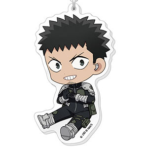 怪獣8号 ぺたん娘缶アクリルキーホルダー 日比野カフカ