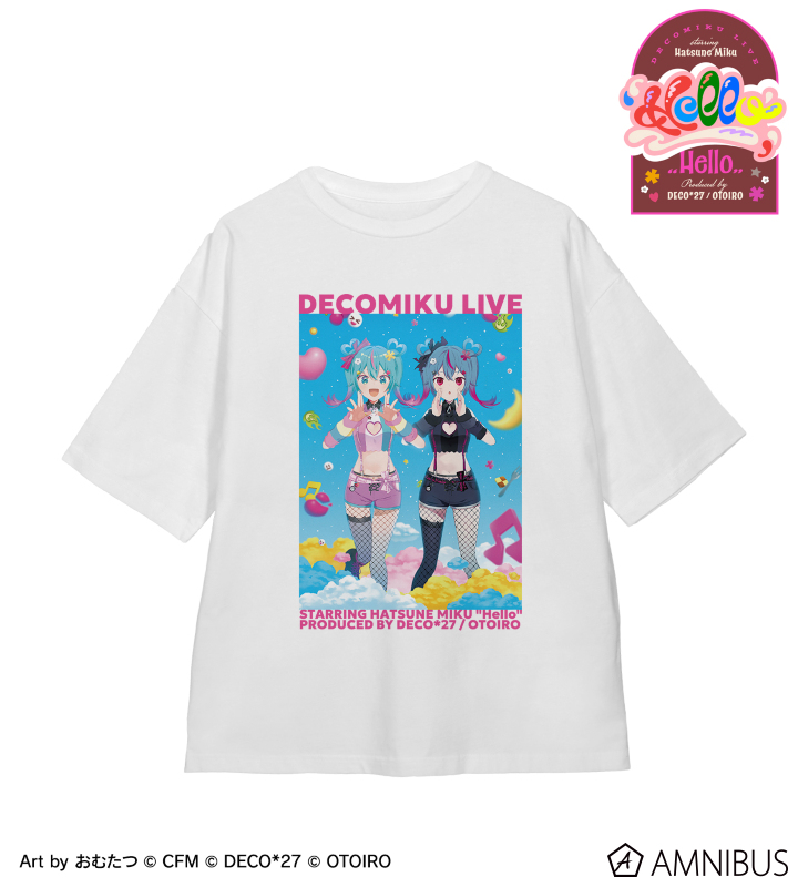 デコミク LIVE 2026『Hello』キービジュアル BIGシルエットTシャツ/ユニセックス