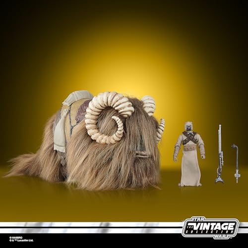 【Amazon.co.jp限定】ハズブロ（Hasbro）スター・ウォーズ STAR WARS ビンテージコレクション バンサ＆タスケン・レイダー、『スター・ウォーズ／新たなる希望 (エピソード4)』 9.5 cm プレミアムコレクション用アクションフィギュア＆クリーチャー 2 体セット G1300 正規品