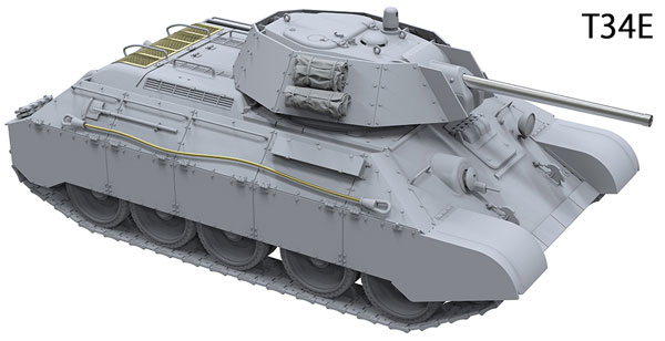 1/35 ソビエト中戦車 T34E / T34-76 (2in1) プラモデル（再販）