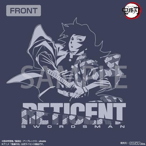 【公式】コスパ アニメ「鬼滅の刃」 冨岡義勇 水の呼吸 Tシャツ INDIGO XLサイズ