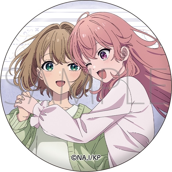 きみが死ぬまで恋をしたい グリッター缶バッジ/シーナ&ミミ