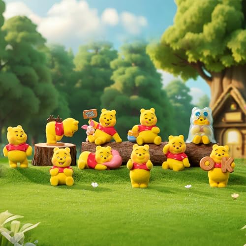 TOP TOY ディズニー(Disney) プーさん 表情パック シリーズ【1ピース】 ガチャガチャ ブラインドボックス フィギュア ソフビ PVC プレミアム おもちゃ 誕生日 プレゼント くまのプーさん キャラクター コレクター向け