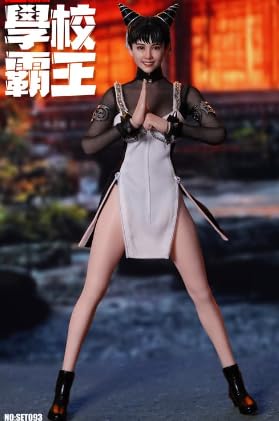 [AC]SUPER DUCK 1/6 学園覇王 格闘女神 SET093 可動 アクションフィギュア ヘット 素体 衣装 アクセサリー フルセット