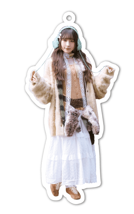 「きゅるりんってしてみて 5th Anniversary Photobook カワイイ・リアリズム」アクリルキーホルダー(島村嬉唄・ソロ衣装)