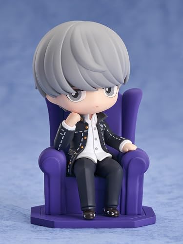 グッドスマイルアーツ上海[Good Smile Arts Shanghai] Qset+ ペルソナ４ ザ ゴールデン P4G主人公 ノンスケール プラスチック製 塗装済みフィギュア 再販