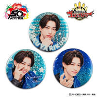 ナンバーワン戦隊ゴジュウジャー　リクオニスト　ホロ缶バッジ（3柄）【ゴジュウレオン／百夜陸王】