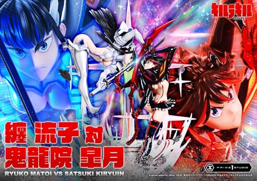 プライム1スタジオ(Prime 1 Studio) アルティメットプレミアムマスターライン キルラキル 纏流子 対 鬼龍院皐月 1/4スケール 約620mm ポリストーン製 塗装済み完成品フィギュア