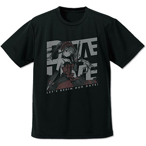 デート・ア・ライブV 時崎狂三 ドライTシャツ/BLACK-XL