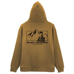 『ゆるキャン△ SEASON3』 シルエットバイク志摩リン ジップパーカー/COYOTE-XXL