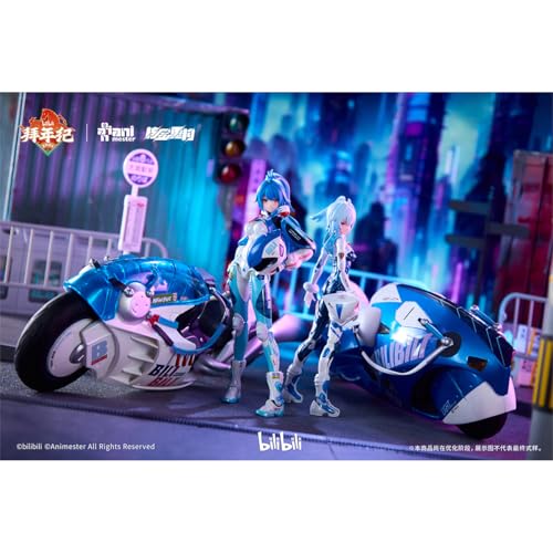 HiPlay Animester 核金重構 1/12 bilibili スピードスリップストリーム 拜年紀 2233 ダブルモーターバイクセット 可動フィギュア 塗装済み 完成品