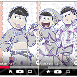 おそ松さん コレクションカード(ランダム) 中華風リボン ver. 21個入りセット