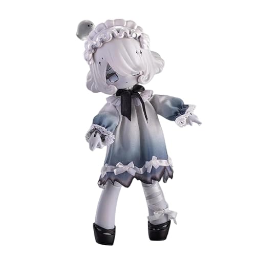 【BJDスタイル】百葉窗ドールシリーズ 1/12スケール 可動フィギュア PVC&ABS製 関節可動 塗装済み 組み立て不要 女の子向け おもちゃ ルームデコレーション ギフト礼物 (小天使) (幽) [並行輸入品]