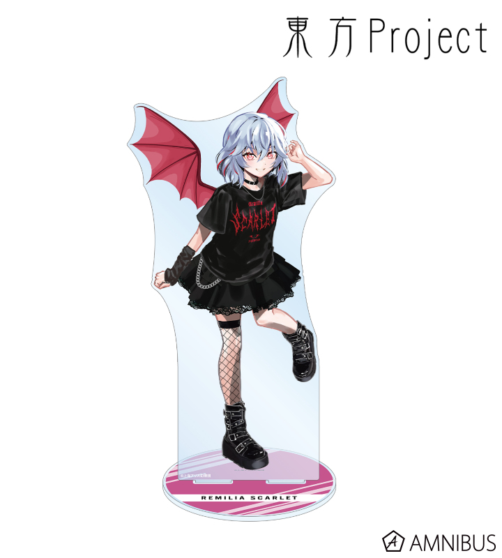 松本能人イラスト レミリア・スカーレット 現代風ファッションver. 特大アクリルスタンド