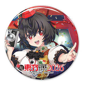 東方Project 射命丸文 65mm缶バッジ LIVEステージVer. illust：あきつ