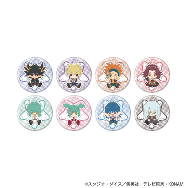 缶バッジ「遊☆戯☆王5D’s」14/ぽてぬいアート 8個入りBOX