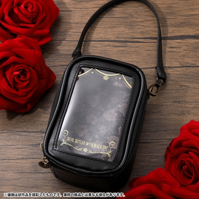 【グッズ-ポーチ】悪魔執事と黒い猫 ぬいぐるみポーチ／4th Anniversary