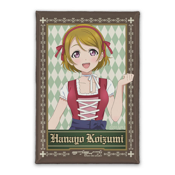ラブライブ! 描き下ろし 小泉花陽 スクエア缶バッジ ディアンドルVer.