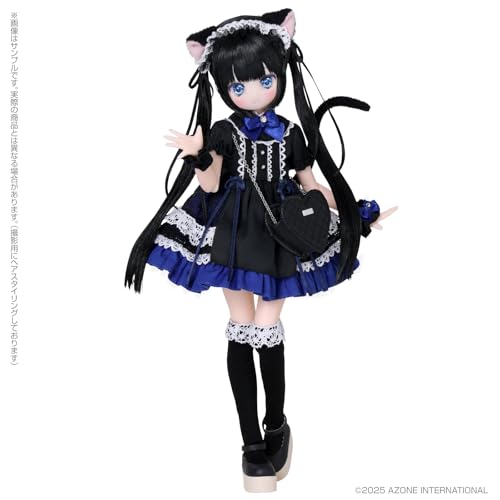 アゾンインターナショナル(Azone International) からふるDreamin’／ めばえ ～A Gift from M．K．～（黒猫ver．） 塗装済み可動ドール