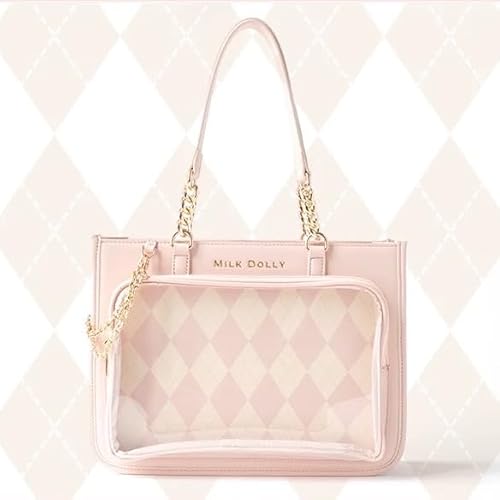 ジートリガー(G triger) FUYUUNEKO アーガイル 痛バ 痛バッグ 痛バック浮遊猫 MILKDOLLY ミルクドーリー ふゆねこ ピンク [並行輸入品]