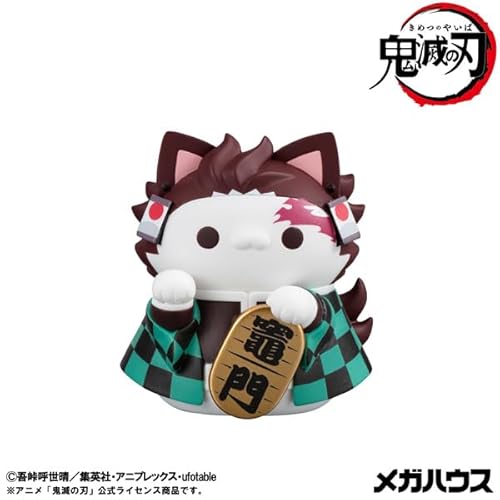 メガハウス(MegaHouse) MEGA CAT PROJECT 鬼滅の刃 鬼滅の刃ニャンコ 招き猫ver.壱 【BOX】 PVC樹脂製